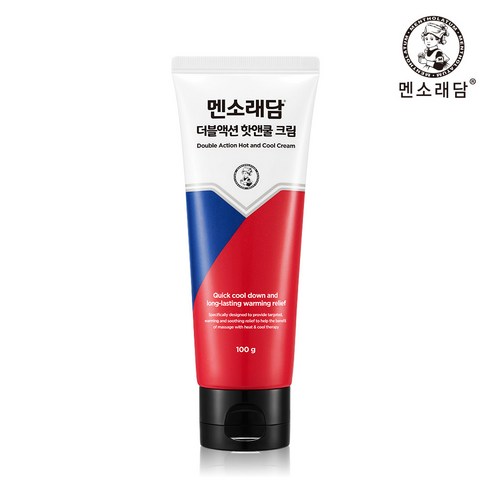 멘소래담 더블액션 핫앤쿨 크림, 100g, 1개