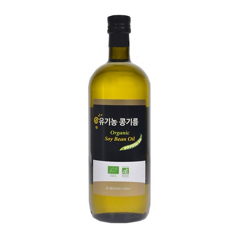 [오월햇살] 유기농 콩기름 대두유 식용유 1L 1000ml, 6개