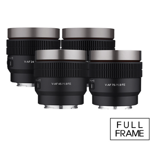 삼양옵틱스 V-AF 24 35 45 75mm T1.9 FE 소니FE(풀프레임)용 렌즈, V-AF 75mm T1.9