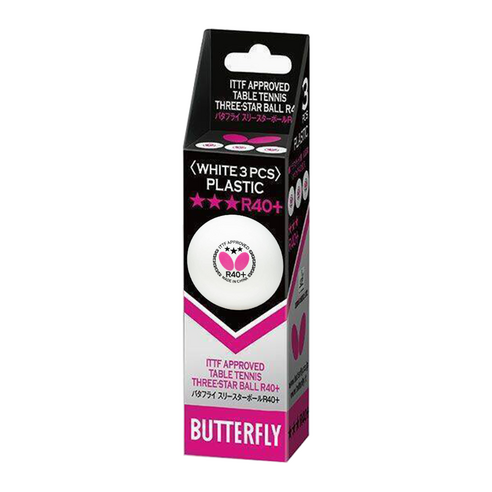 짜릿한 승리의 쾌감! 버터플라이 3스타볼로 당신의 탁구 실력을 업그레이드하세요.