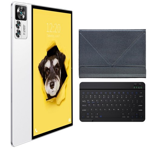 씽크라이프 안드로이드 10.1 태블릿 4+64G 무선 키보드 케이스 풀세트, 혼합색상, 32GB, Wi-Fi