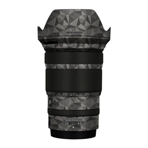 NIKKOR Z 24 120 F4S 스티커 카메라 렌즈 코트 랩 보호 필름 보호대 비닐 데칼 스킨 Z 24-120mm F4S 24-120 F4, 4) Triangle Titanium, 1개
