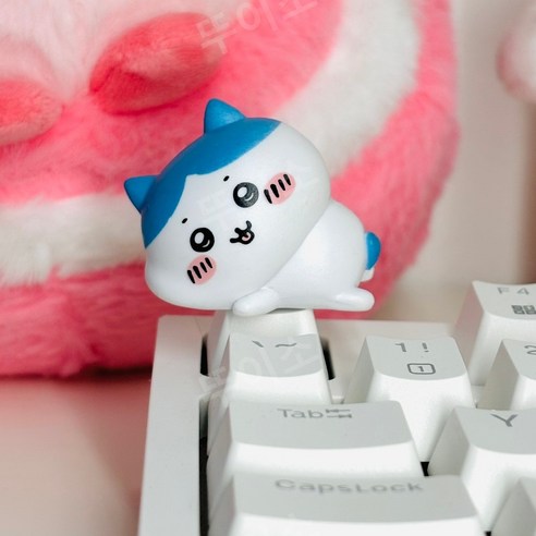먼작귀 치이카와 하치와레 키캡 기계식 키보드 포인트키캡 꾸미기 커스텀, 네이비 블루