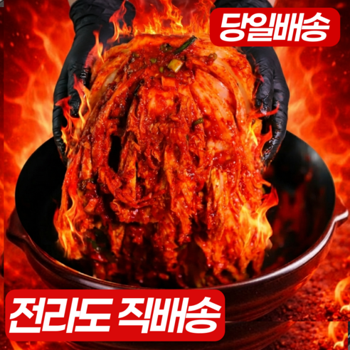 [전라도김치] 감칠맛 폭발 맛있게 매운 실비김치
