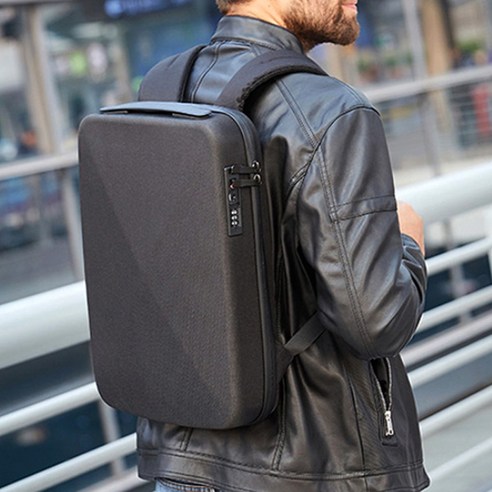 남성 직장인을 위한 최상의 파트너: 도난방지 가방이 탑재된 슬림 백팩