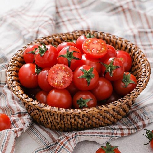 [자연맛남] 베리스윗 스테비아 대추 방울토마토 1kg(500g x 2팩), 2개