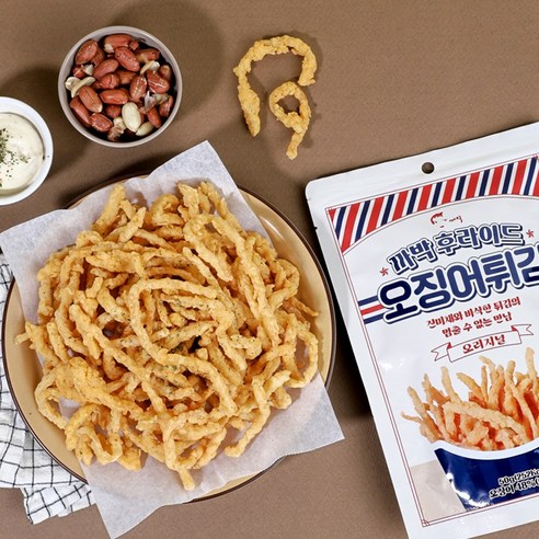 바삭바삭하고 고소한 까칠한박여사의 후라이드 오징어튀김