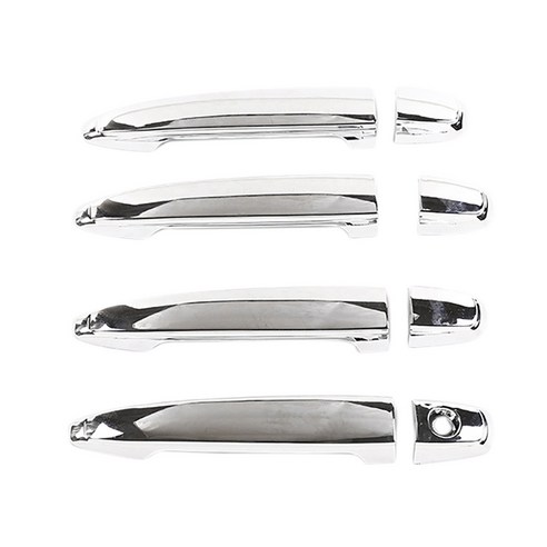 2011-2015 Toyota Tacoma에 대한 8pcs 외부 손잡이 커버 밝은 색상, 하나, 보여진 바와 같이