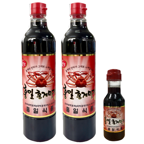홍일식품 홍게간장 홍게맛장소스 [200ml 증정]