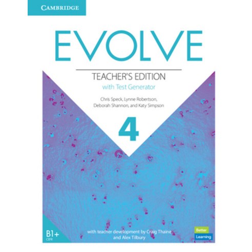 (영문도서) Evolve Level 4 Teacher''s Edition with Test Generator Paperback, Cambridge University Press ..., English, 9781108405188