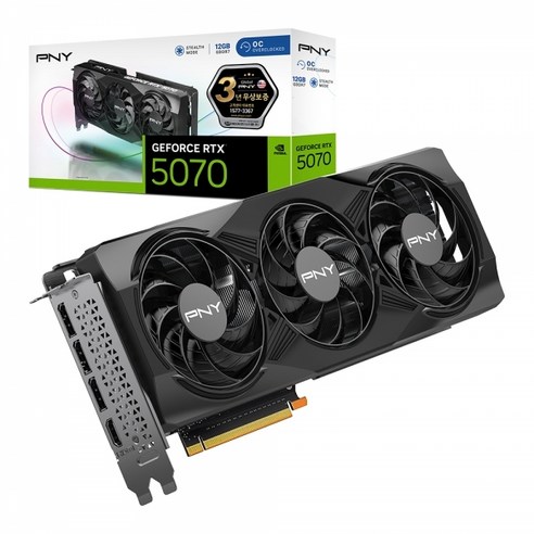 PNY PNY 지포스 RTX 5070 OC D7 12GB Triple Fan 제이씨현