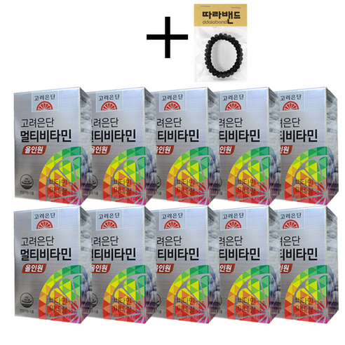 고려은단 멀티비타민 올인원 60정 + 따라밴드 증정, 1개