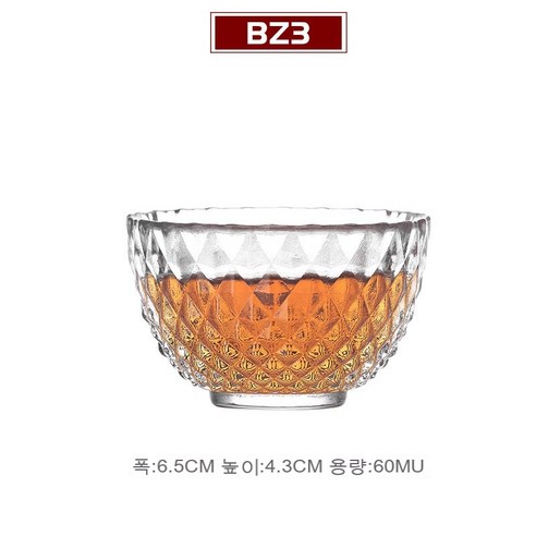 스노우드림 소주잔 내열유리찻잔 일본소주잔 청주잔 백주잔, BZ3-캐릭터컵1개담는다.