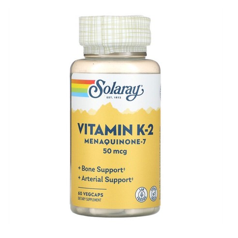 솔라레이 비타민K2 메나퀴논 7 50mcg 60베지캡슐, 1개, 60개