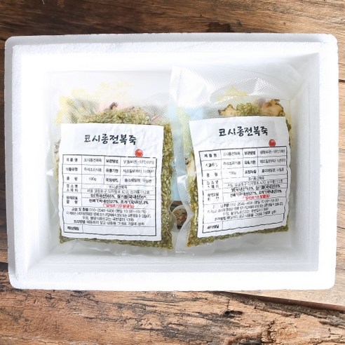 프리미엄 코시롱 전복죽, 190g, 7개