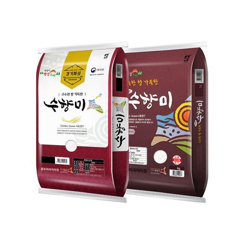 홍천철원물류센터 골든퀸 3호 수향미 10kg+10kg / 상등급 최근도정 햅쌀, 단일옵션