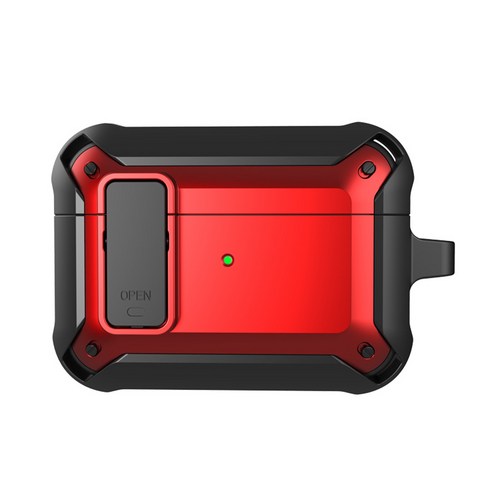 에어팟프로케이스 남성형 견고한 이어폰 케이스+ 카라비너, 색상 7, 에어팟Airpods1/2