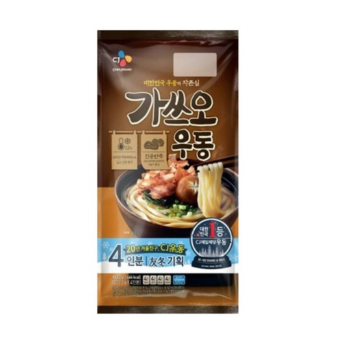CJ제일제당 가쓰오우동 4인분 933g