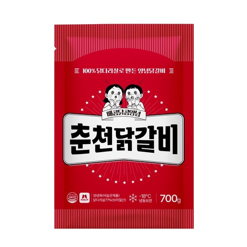 마녀바스켓 춘천 양념 닭갈비, 3개