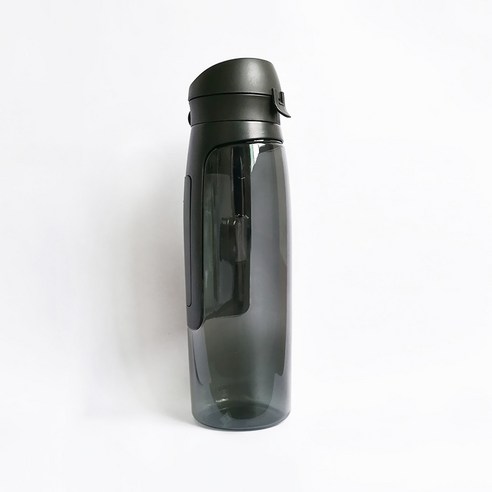 750ml 휴대용 대용량 야외 스포츠 공간 물 컵 창조적 인 플라스틱 피트니스 승마 주전자, 블랙