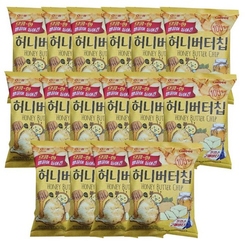 해태제과 허니버터칩, 44g, 16개