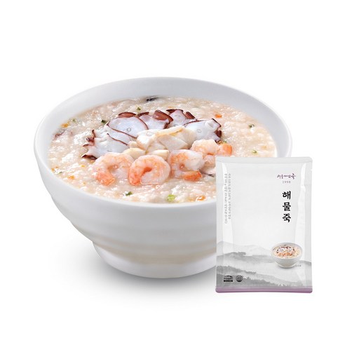 [TG015] 로뎀푸드 서울마님죽 해물죽 500g 3팩 SET, 3개