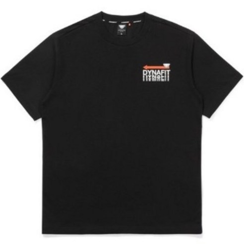 다이나핏 정품 남녀공용 블랙 캐쥬얼 반팔 공용티 YUU21203