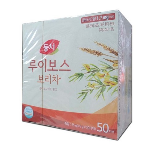 동서 루이보스 보리차/한잔용 보리차 50티백, 동서 루이보스보리차 50티백