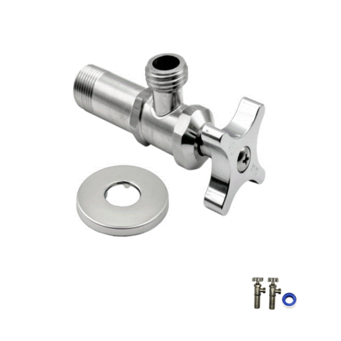 욕실의 품격을 높이는 섬세한 선택, SUS 스텐 앵글밸브 2P 세트 앵글밸브