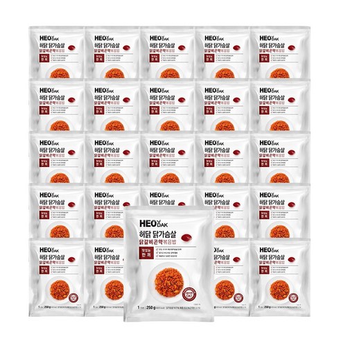허닭 닭가슴살 닭갈비 곤약볶음밥 세트 250g, 20입 허닭닭가슴살볶음밥 허닭 닭가슴살 닭갈비 곤약볶음밥 세트 250g, 20입 허닭닭가슴살볶음밥