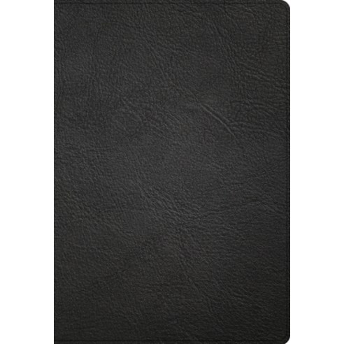 (영문도서) NASB Super Giant Print Reference Bible Black Genuine Leather Indexed Leather, Holman Bibles, English, 9781087757643