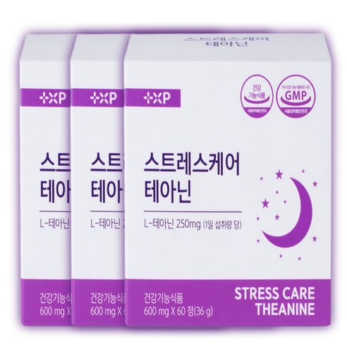 l 테아닌 수면영양제 스트레스 릴렉스 테아닌 250, 1개, 60정