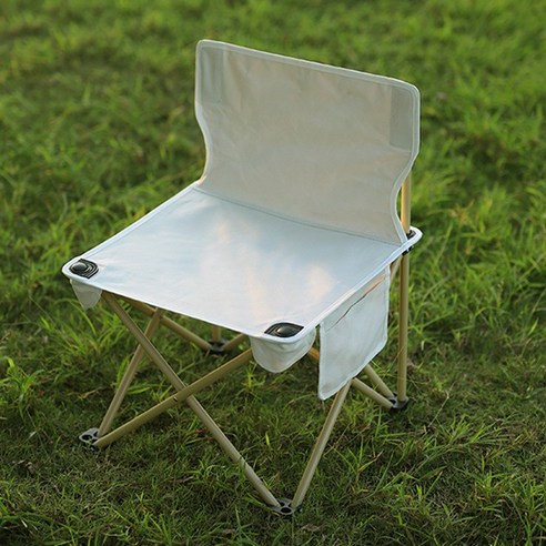 스타일닥터 아웃도어 휴대용 접의자 캠핑 의자, XL, 1개, 화이트