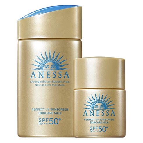 아넷사 퍼펙트 UV 스킨케어 밀크 N 선스크린 SPF50+ PA++++ 60ml + 12ml 세트, 1세트