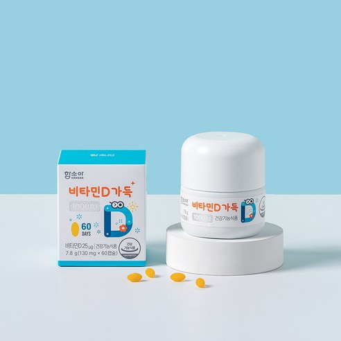 함소아 비타민D 1000IU 60p, 60정, 1개