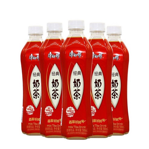 이거저거 중국음료수 캉스푸 밀크티 경전 나이차 500ml, 2개