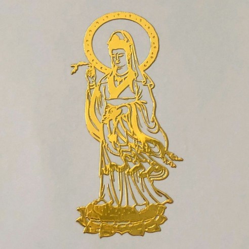 마음의 평화를 담은 작은 예술, 불교 스티커 데칼