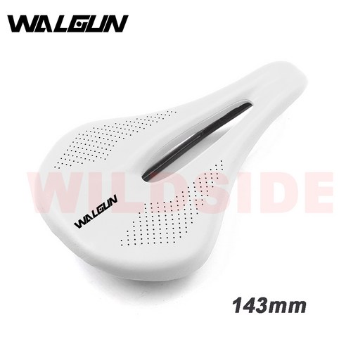 WALGUN 2022 새로운 탄소 섬유 초경량 안장 그라데이션 블루 퍼플 MTB 도로 자전거 접는 자전거 액세서리에 적합, white143