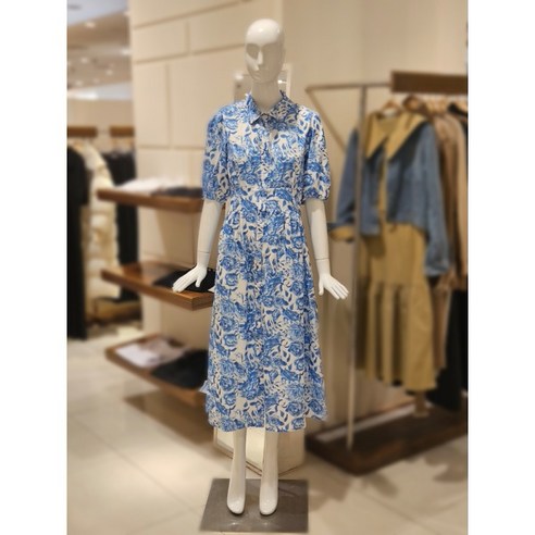 [밸리걸] 플라워패턴 롱원피스 (911180)