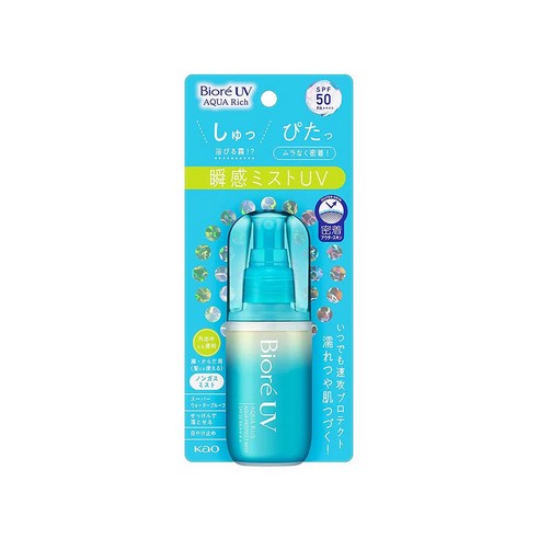 비오레 UV 아쿠아 리치 프로텍트 선미스트 60ml, 1개