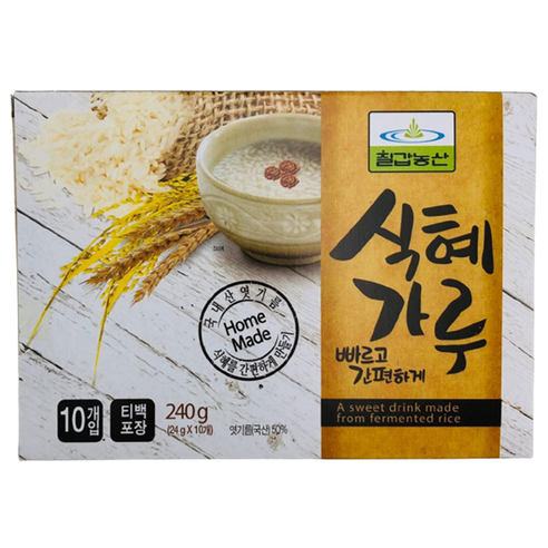 칠갑농산 식혜가루 10p, 240g, 2개