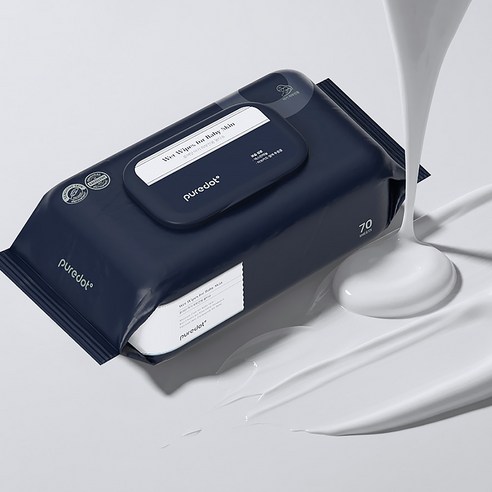 퓨어닷 로션 물티슈, 촉촉한 아기 피부를 위한 섬세한 선택