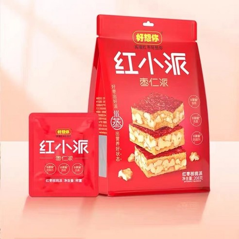 판다중국식품 호두대추파이 78g, 10개 중국대추호두