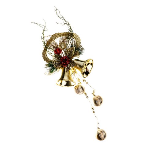 상점 가정 다방 대중음식점을 위한 크리스마스 종 문 벽 Xmas Tree Ers, 골드, 플라스틱