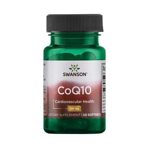 스완슨 코엔자임Q10 CoQ10 코큐텐 100mg 100소프트젤, 1개, 100정, 100정