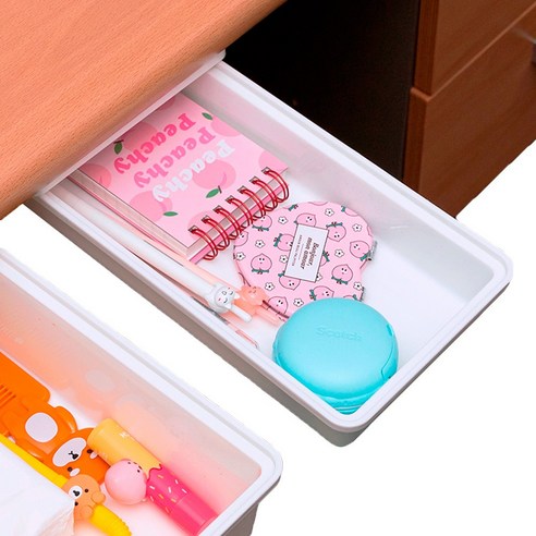 부착식 다용도 책상정리 미니 서랍 틈새 수납 정리함 소품정리 언더 포켓서랍