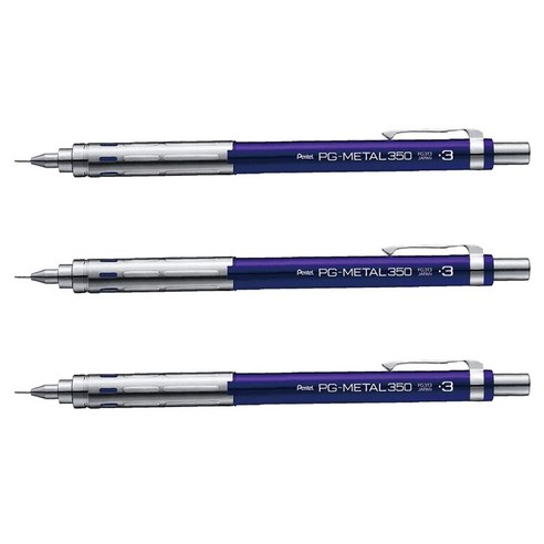 펜텔 PG - 메탈 350 샤프 C, 0.3mm, 3개