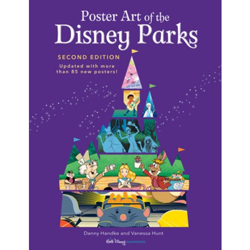 (영문도서) Poster Art of the Disney Parks Second Edition Hardcover, Disney Editions, English, 9781368062473