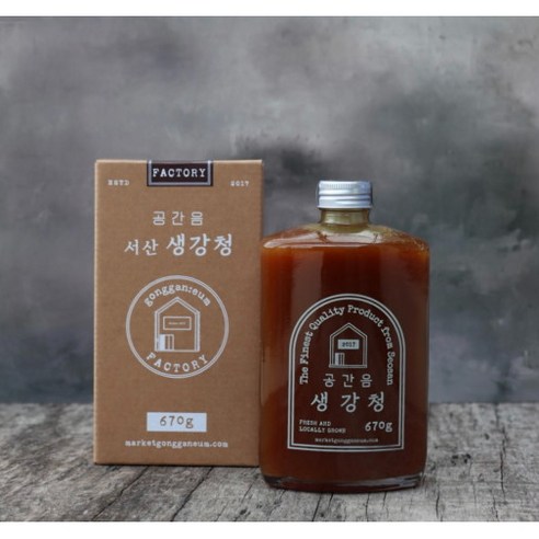 공간음 서산 생강청 - 450g(중) / 670g(대) 이영자 생강청, 1개, 670g, 1개입