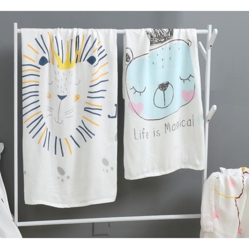 대나무 섬유 실키 블랑켓 이불 여름이불 어린이이불 유아이불 아동이불, 코끼리